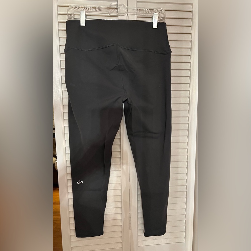 ALO Yoga 7/8 High-Waist Airbrush Legging, Anthracite, XL, Great condition